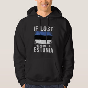 Estnische Flagge Souvenir - Wenn verloren senden S Hoodie