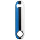 Estnische Flagge Speed Flaschenöffner (Rückseite)