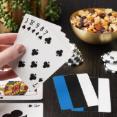 Estnische Flagge Spielkarten (In Situ)