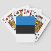 Estnische Flagge Spielkarten (Rückseite)