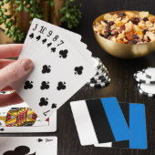 Estnische Flagge Spielkarten (In Situ)