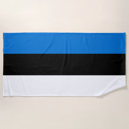 Estnische Flagge Strandtuch