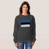 Estnische Flagge Sweatshirt (Vorne ganz)