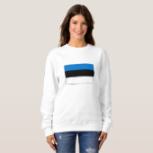 Estnische Flagge Sweatshirt (Vorne ganz)