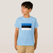 Estnische Flagge T-Shirt (Vorne ganz)