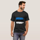 Estnische Flagge T-Shirt (Vorne ganz)