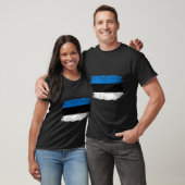 Estnische Flagge T-Shirt (Unisex)
