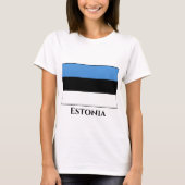 Estnische Flagge T-Shirt (Vorderseite)