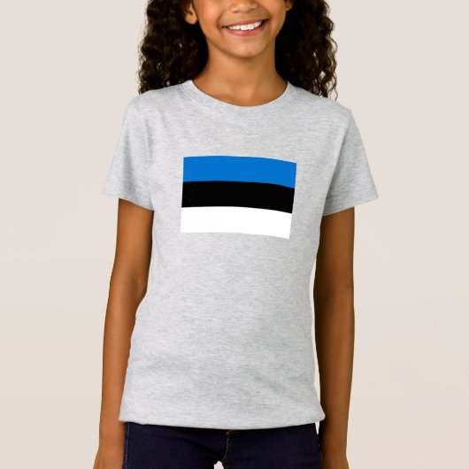 Estnische Flagge T-Shirt (Vorderseite)