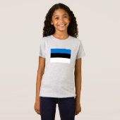 Estnische Flagge T-Shirt (Vorne ganz)