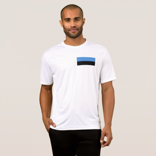 Estnische Flagge T-Shirt (Vorne ganz)