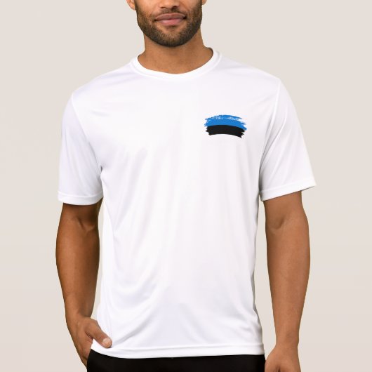 Estnische Flagge T-Shirt (Vorderseite)