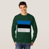 Estnische Flagge T-Shirt (Vorne ganz)