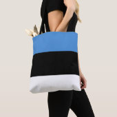 Estnische Flagge Tasche (Von Nahem)