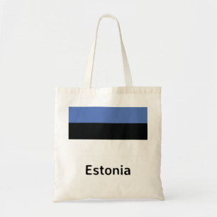 Estnische Flagge Tragetasche