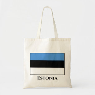Estnische Flagge Tragetasche