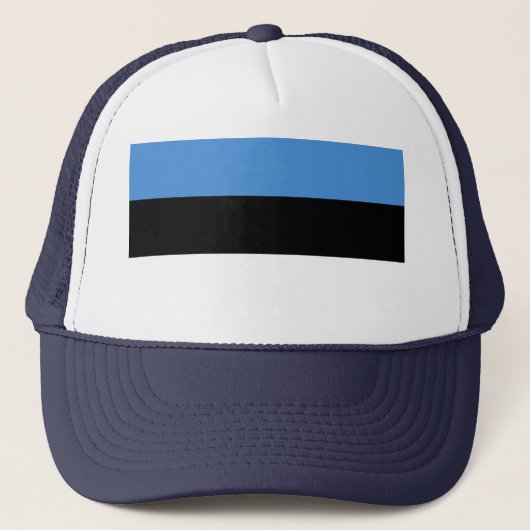 Estnische Flagge Truckerkappe (Vorderseite)