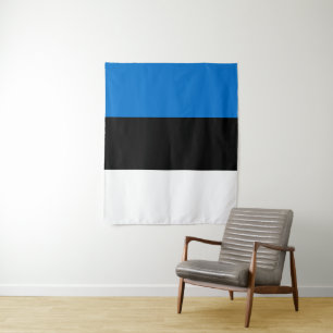 Estnische Flagge Wandteppich