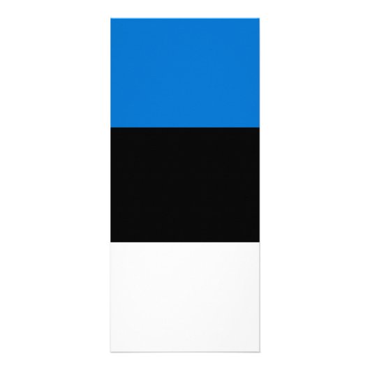 Estnische Flagge Werbekarte (Hinten)