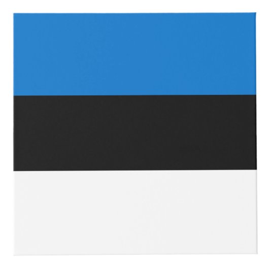 Estnische Flagge Würfel (Vorderseite)