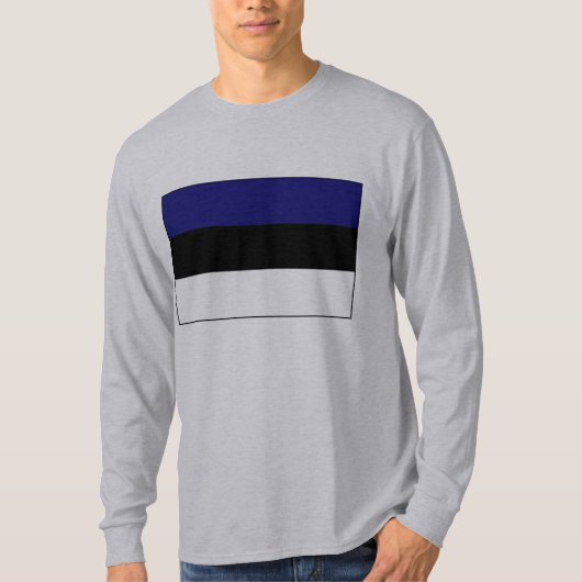 Estnische Flaggen-T - Shirts und Geschenke (Vorderseite)