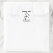 Estnische Männer sind am besten Runder Aufkleber (Tasche)