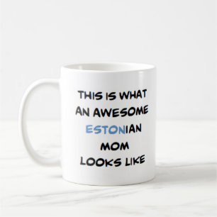 estnische Mutter, großartig Kaffeetasse