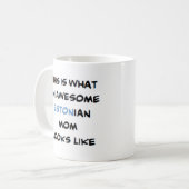 Estnische Mutter, phantastisch Kaffeetasse (Vorderseite Links)