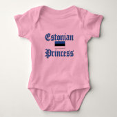 Estnische Prinzessin Baby Strampler (Vorderseite)