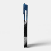 Estnische Seidenflagge Case-Mate iPhone Hülle (Rückseite / Links)