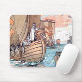Estnische Viking-Boots-Mausunterlage Mousepad (Mit Mouse)