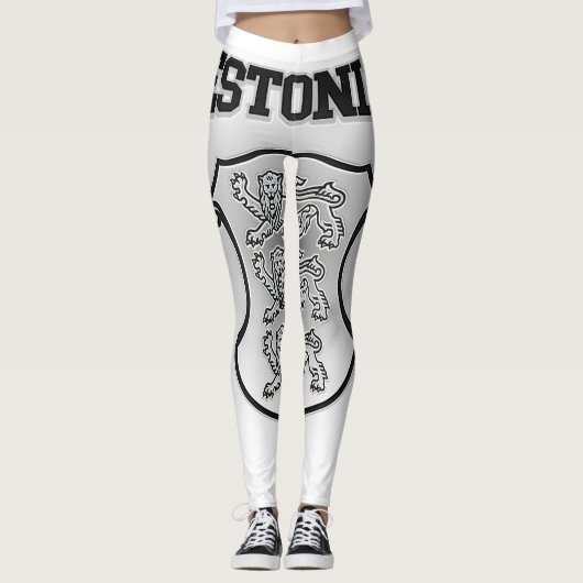 Estnische Wappen Leggings (Vorderseite)