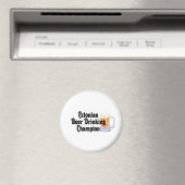 Estnischer Beer Drinking Champion Magnet (In Situ (Geschirrspüler))
