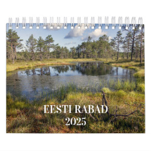 Estnischer Bogkalender Eesti Rabad 2025 Kalender