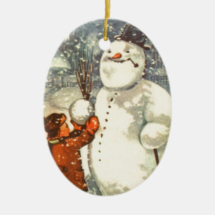Estnischer Junge mit Keramik Ornament