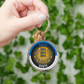 Estnisches Erbe-Emblem Schlüsselanhänger (Hand)