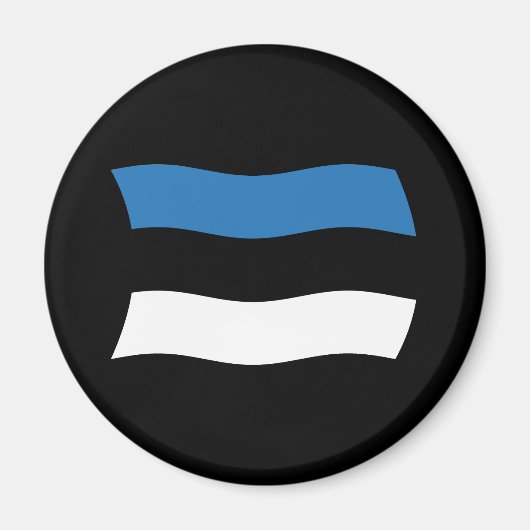 Estnisches Flaggenmagnet Magnet (Vorne)