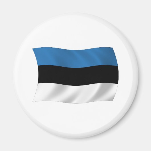 Estnisches Flaggenmagnet Magnet (Vorne)