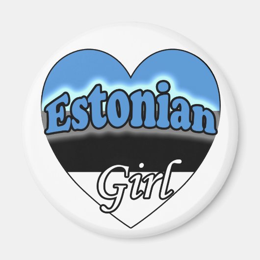 Estnisches Girl Magnet (Vorne)