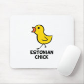 Estnisches Küken Mousepad (Mit Mouse)