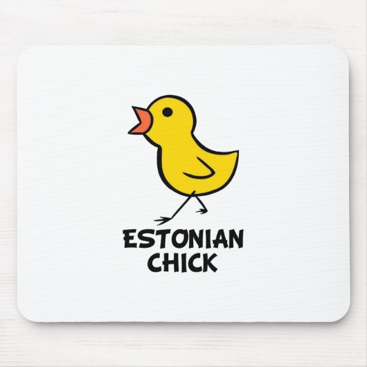Estnisches Küken Mousepad (Vorne)