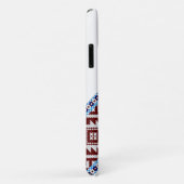 Estnisches Pick-Up-Woven-Gürtelmuster Case-Mate iPhone Hülle (Hinten/Rechts)