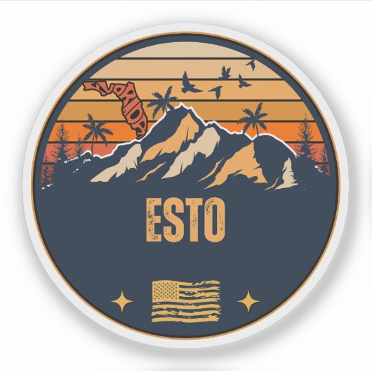 Esto, Florida Aufkleber (Vorderseite)