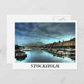 Estocolmo Postkarte (Vorne/Hinten)