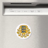 Estonia country coat arms symbol emblem flag magnet (In Situ (Geschirrspüler))