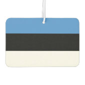 Estonia flag Air Freshener Autolufterfrischer (Rückseite)