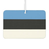 Estonia flag Air Freshener Autolufterfrischer (Vorderseite)