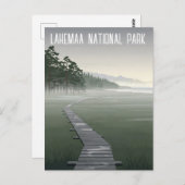 Estonia Lahemaa National Park Travel Postkarte (Vorne/Hinten)