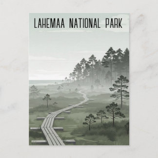 Estonia Lahemaa National Park Travel Postkarte