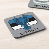 Estonia Northern Europe Getränkeuntersetzer (Linke Seite)